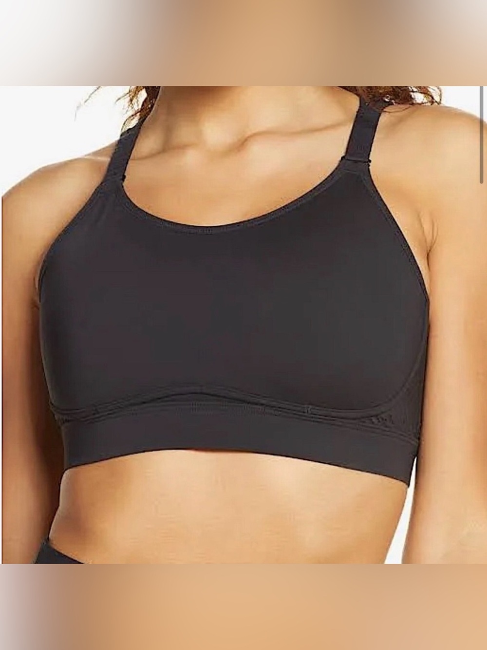 SPANX Black 50183R High Impact Sports Bra Size 32D